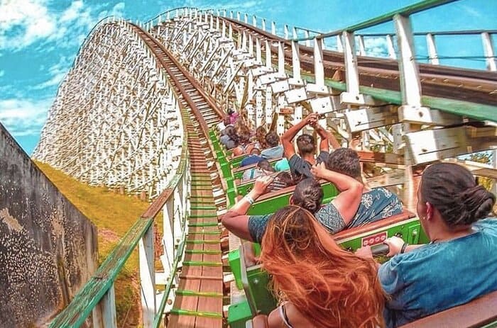 Next arr emm cee? Please? (Montezum at Hopi Hari, São Paulo, Brazil) :  r/rollercoasterjerk